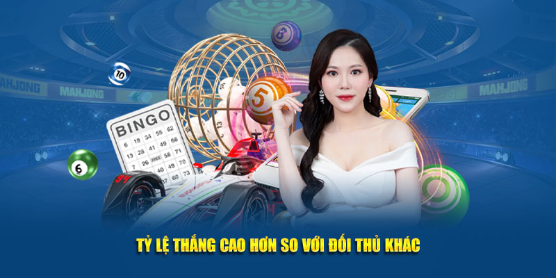 Tỷ lệ thắng cao hơn so với đối thủ khác